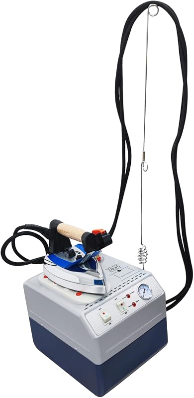 INTBUYING Plancha de Vapor Industrial Cortina Caldera de Plancha Eléctrica 220V | con Tanque de 3.5L, para Tiendas de Ropa, Tintorerías, Sastrerías