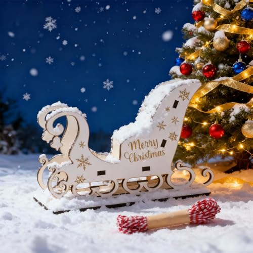 PIujsym Wichtel Zubehör Weihnachten Aus Holz, Wichtel Set Weihnachten...