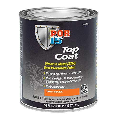 POR-15 Top Coat Paint Direct to Metal Paint Long-term Sheen and Color Retention 128 Fluid Ounces Chassis Black product thumbnail 11