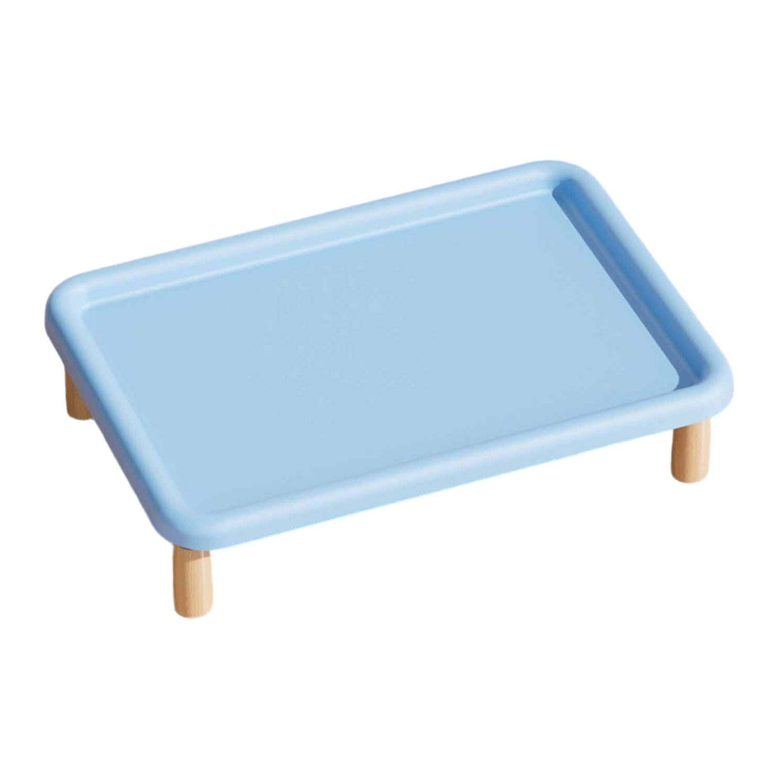 Baoblaze Raised Cat Bowl Stand, Durable Wood Leg Cat Feeder Elevated Shelf Large Capacity Wide Stable Raised Pet Bowls Platform Table for Cats and Dogs Neck Health, Easy to Clean