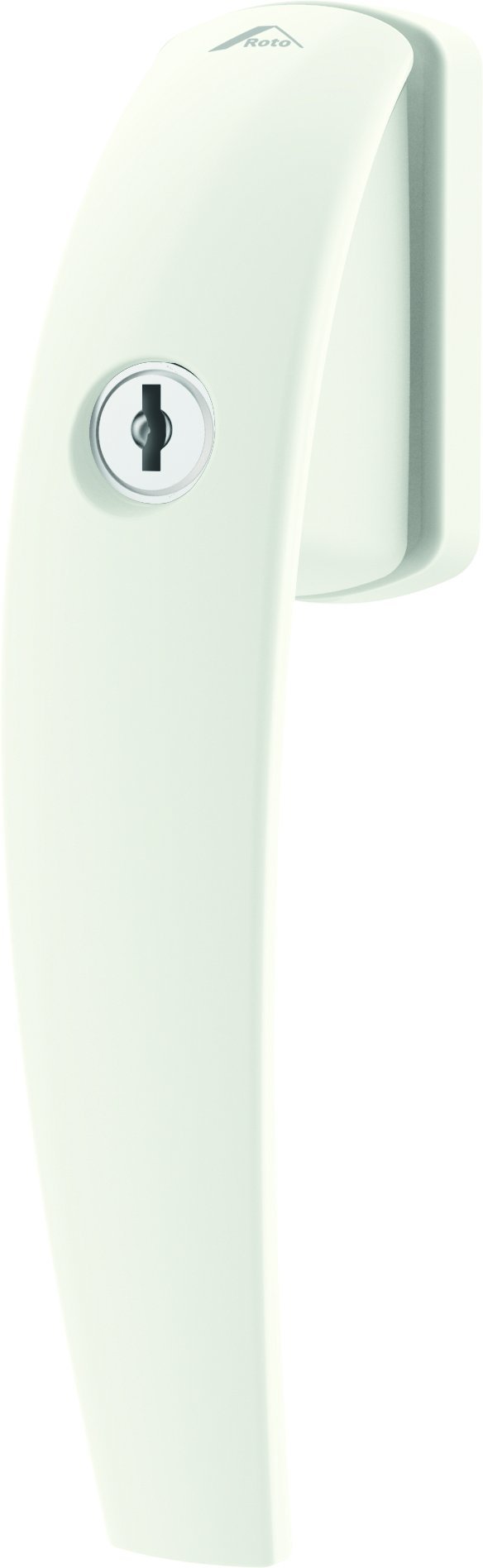 Window Handle Roto Swing Lockable 40 Nm Traffic White with Screws Square Pin 7 x 43 mm