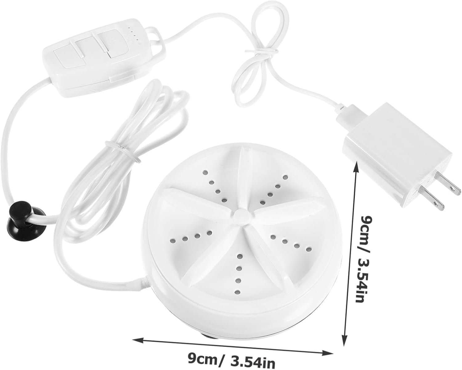 Balacoo Portable Mini Washing Machine Ultrasonic Foldable Washer for Socks and Underwear Travel-Friendly Turbine Washer for Dormitory Compact Laundry Solution