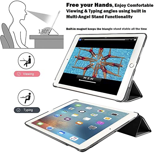 Image of DuraSafe Cases for iPad 10.2 inch 9th 8th 7th Gen PC Case A2602 MK2L3HN /A MK2P3HN /A A2603 A2605 MK663HN /A A2604 MK2N3HN /A MK6A3HN /A A2270 MYLC2HN /A MYL92HN /A A2428 A2429 A2430 A2197 MW762HN /A - Black