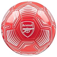 Arsenal F.C. Football Soccer Ball for Adults Teenagers Kids Training Football Size 3, 4 or 5 - Arsenal Merchandise (Red Logo, Size 5)