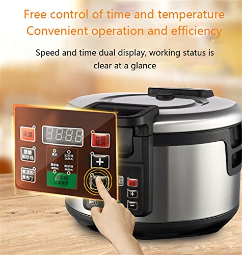 Commercial 16L Boba Pearl Cooker, Automatic Pearl Tapioca Pot, anti-stick touchscreen bubble melkthee sago fornuis voor… - Afbeelding 3