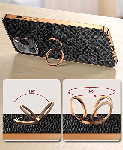 Coque antichoc pour Apple iPhone 12 Pro 2020 étui cuir vert avec béquille - 5