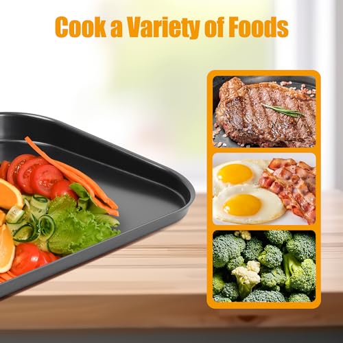 BBQ PLUS Griddle Plate for Ninja Woodfire OG951 OG850 OG952 Grill Accessories,Non-Stick Flat Top Cooking Griddle Pan Replacement Parts for Ninja OG800 OG900 Series Pro Connect XL Grill by BBQ-PLUS - Image 4