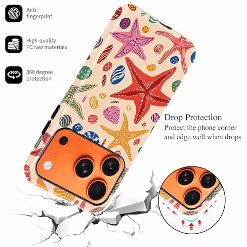 Coque iPhone 17 Pro Max souple protégeant des chutes avec motif marin - 5