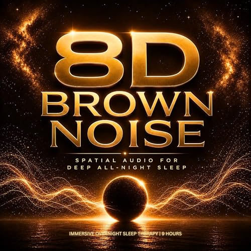 8D Brown Noise | 9 Hours | Spatial Audio for Deep All-Night Sleep cover art