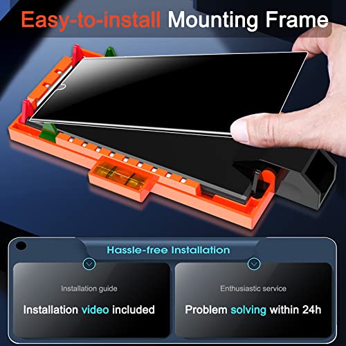Imbzbk [3+3 Pack] Uv For Samsung Galaxy S23 Ultra Privacy Screen Protector Tempered Glass Accessories 3 Pack Privacy Screen Samsung S23 Ultra Fingerprint Compatible Case 3 Pack Camera Lens Protector #TOP3