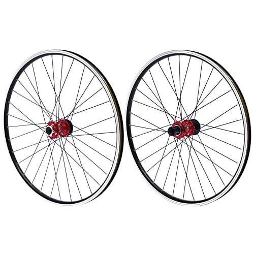 29 Inch Bike Wheels Rim Set (Front+ Rear),Double Six-Hole Disc with Aluminium Alloy Rim Disc Brake for Mountain Bike