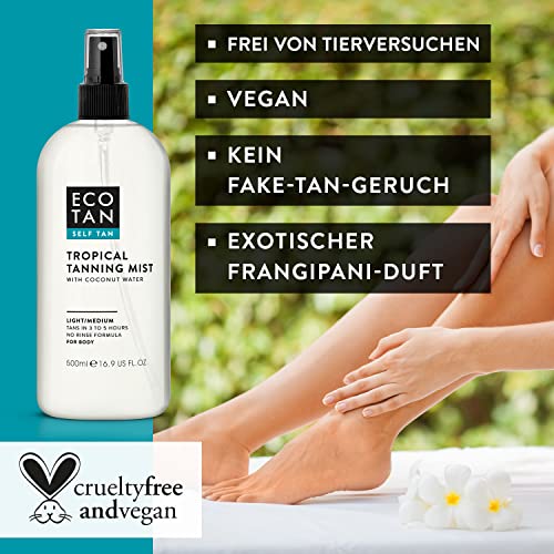 Bräunungsspray EcoTan Tropisches Bodyspray 500ml