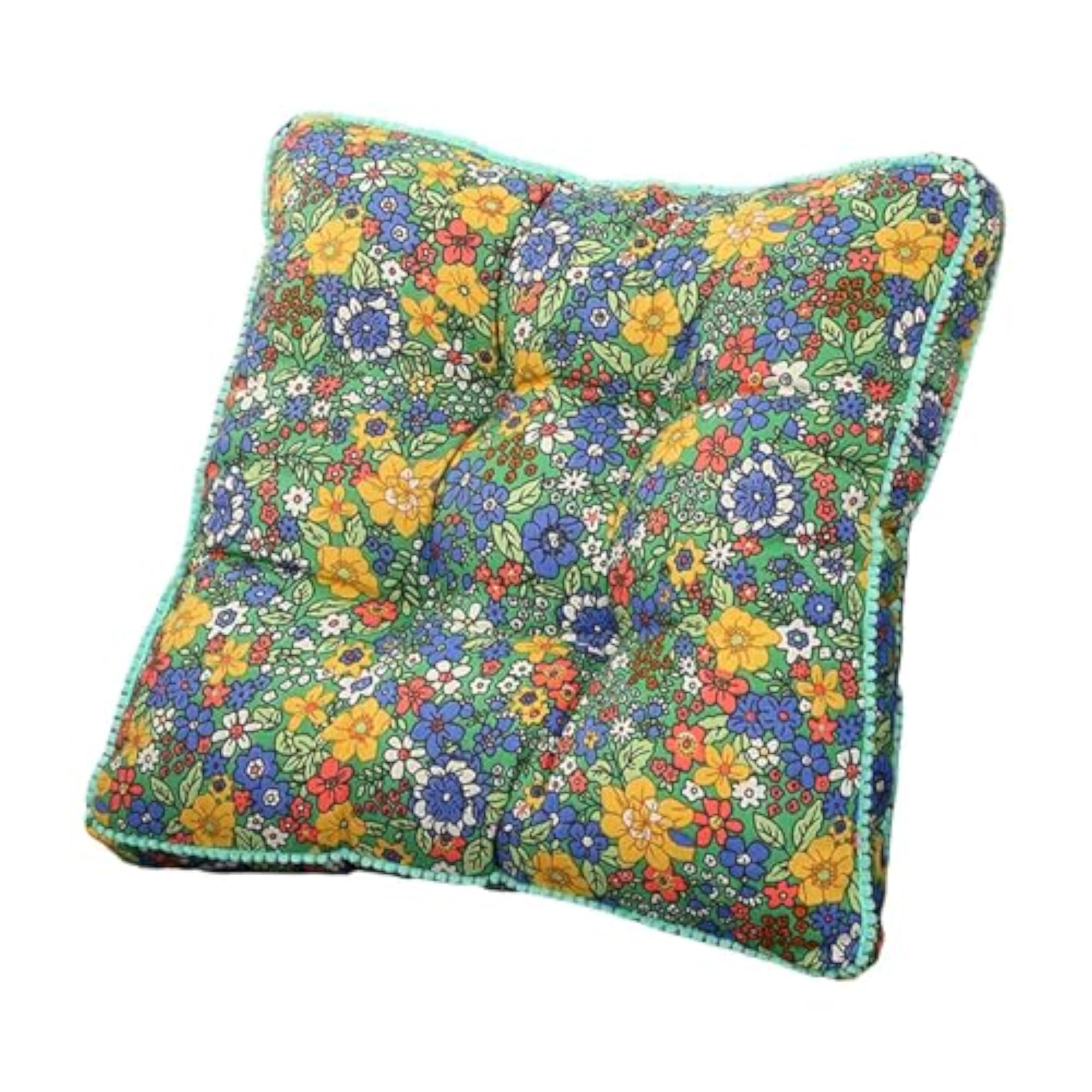 Square Chair Seat Cushion for Fireplace Reading Corner