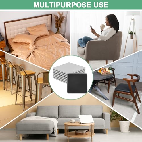 Image of M METERXITY 8-Pack Furniture Sliders, 5 inch EVA Foam Pad Reusable Furniture Sliders for Carpet /Chair /Tables, Furniture Square Pads Floor Protectors [Beige]