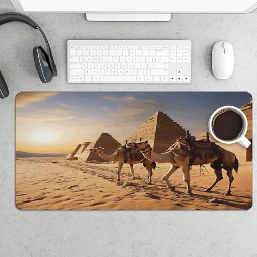 Mouse Pad grande de goma VstaDank estilo Egipto 60x30 cm miniatura 5