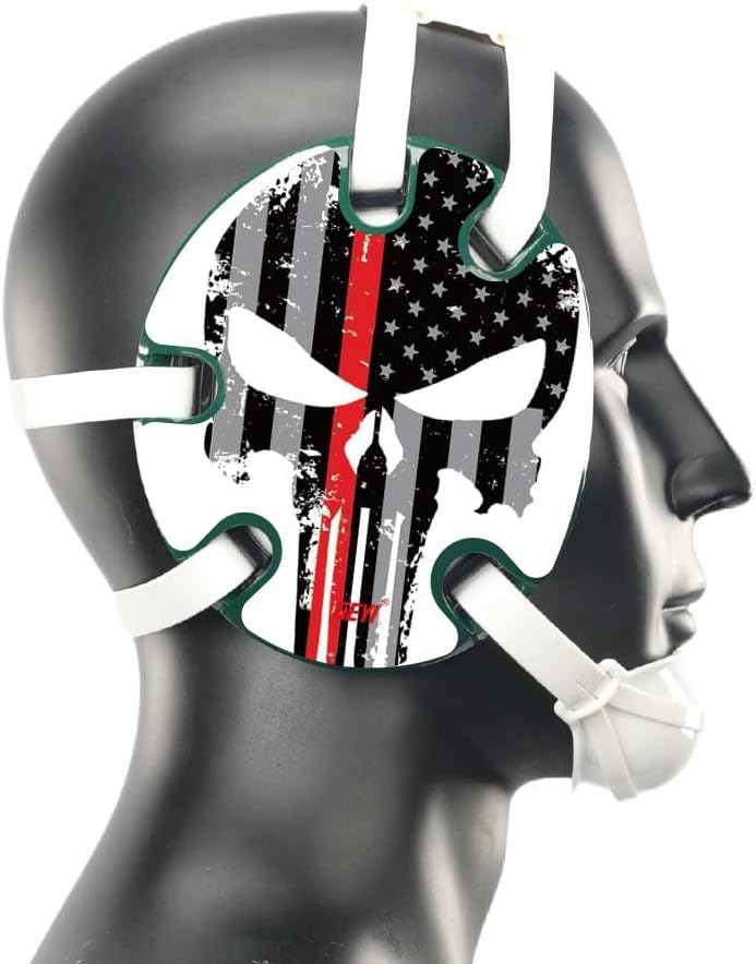 Wrestling Headgear US Flag Thin Red Line Wraps(Adult)