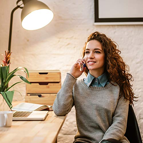 Relaxdays bambù, 3 Scomparti Portaoggetti da