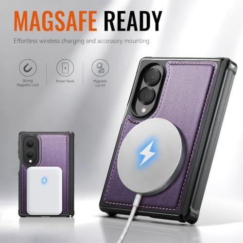 Vinich for Samsung Galaxy Z Fold 8 Magnetic Case Compatible with Magsafe - 4