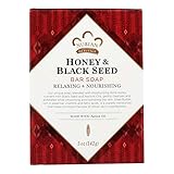 Nubian Heritage Soap Bar, Honey and Black Seed, 5 Ounce