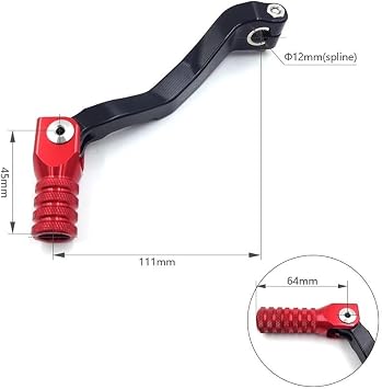 Motorcycle Gear Shift Pedal Motorcycle CNC Folding Aluminum Gear Shift Lever For B&RZ For MO&TAX For FX&MOTO X3 X7 X8 For Ka&yo For Bo&suer ATV Pit Dirt Bike Gear Lever