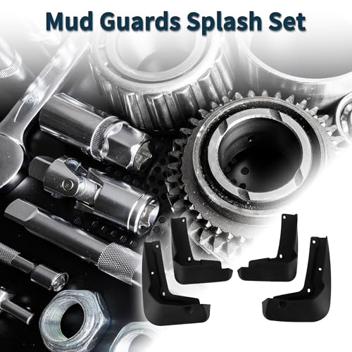 Image of Mud Flaps Splash Guards for Volkswagen C-Trek 2018-2019 W /Mount Accessories Mud Guards Front and Rear 1 Set