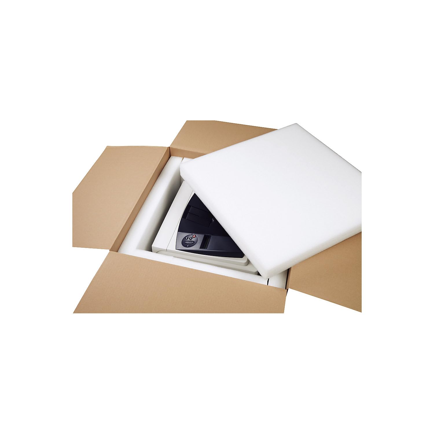 ratioform | Schaumplatte | aus PE | VE 20 Stk | LxB 600 x 600 mm | anthrazit | Materialstärke 50 mm