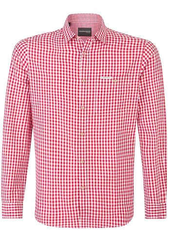 Stockerpoint Camisa Tradicional para Hombre, Rojo (Rojo), L
