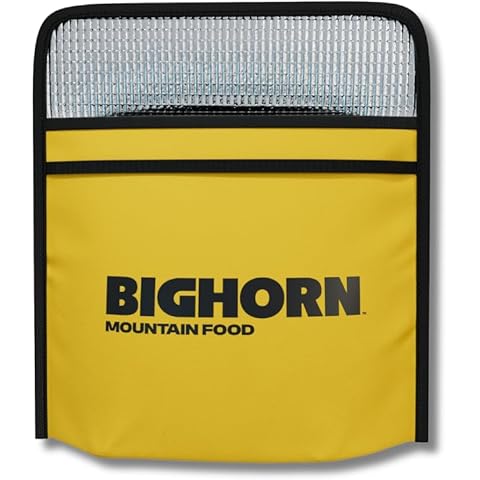 BIGHORN Insulated Bag for Backpackers - Durable Small Insulated Pouch for Freeze Dried Backpacking Meals - Packs Flat, Lightweight, Aids Rehydration, Keeps Food Hot, 10 1/4” x 7 1/2” x 3 ½”, 1.5oz Cover