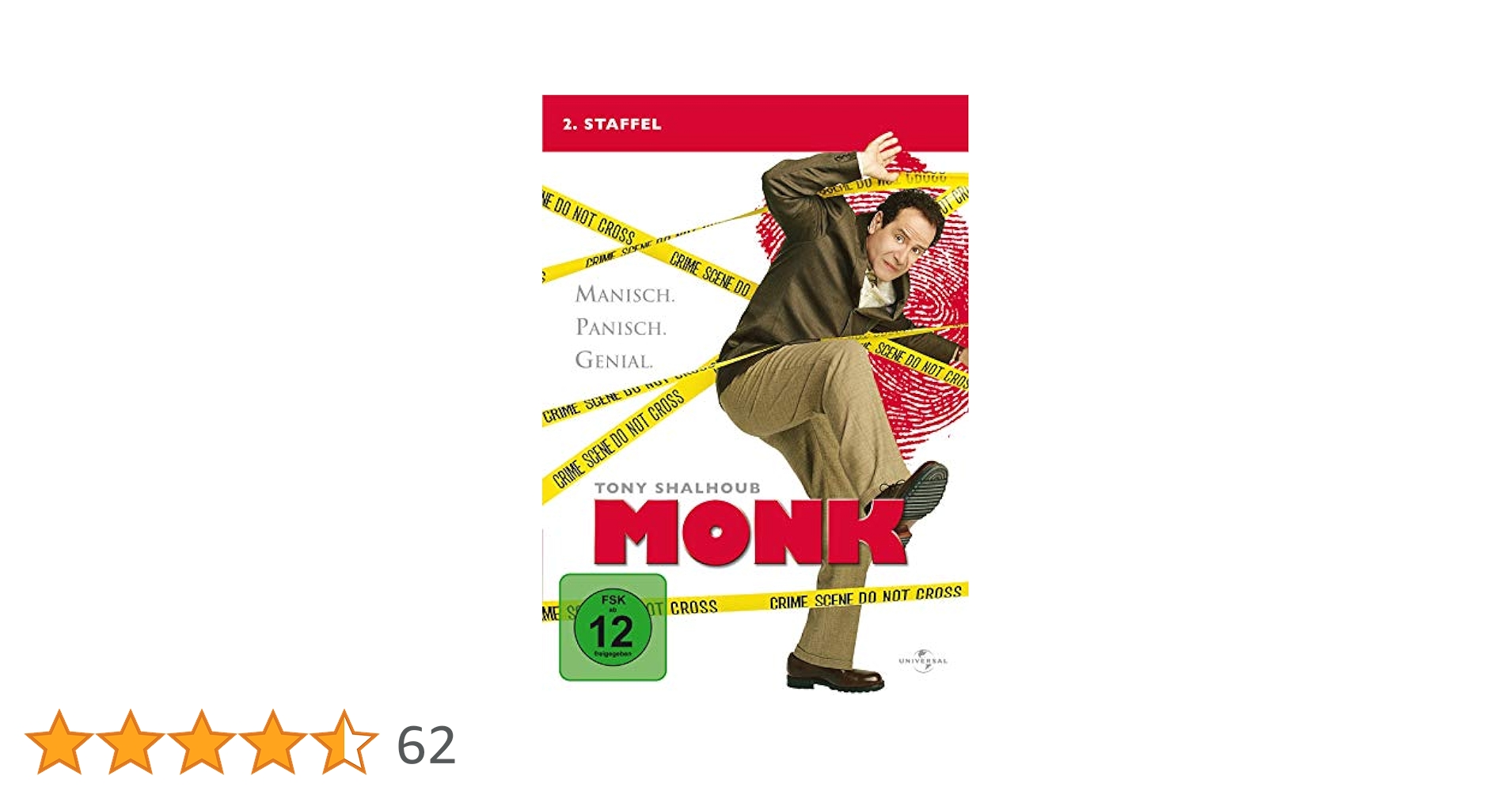 その他 Monk: Season Two/ [DVD] [Import] Monk: Season Two (4pc) / (Ws Dol Rpkg Slim) [DVD] [Region 1
