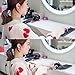 Heat Resistant Mat for Hair Tools, Silicone Heat Mat & Holder for Curling Iron, Professional Portable Travel Flat Iron Mat Pad Pouch Case Cover for Countertop