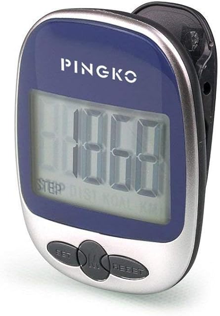 PINGKO Walking Pedometer Accurately Track Steps Portable Sport Pedometer Step/distance/calories/Counter Fitness Tracker, Calorie Counter