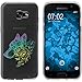 Produktbild PhoneNatic Case kompatibel mit Samsung Galaxy A3 2017 Silikon-Hülle Floral Wolf M3-4