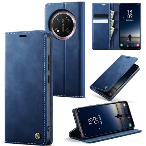 owlhold Handyhülle für iPhone klapphülle Premium hülle Weiches Vintage-Nubukleder Lederhülle