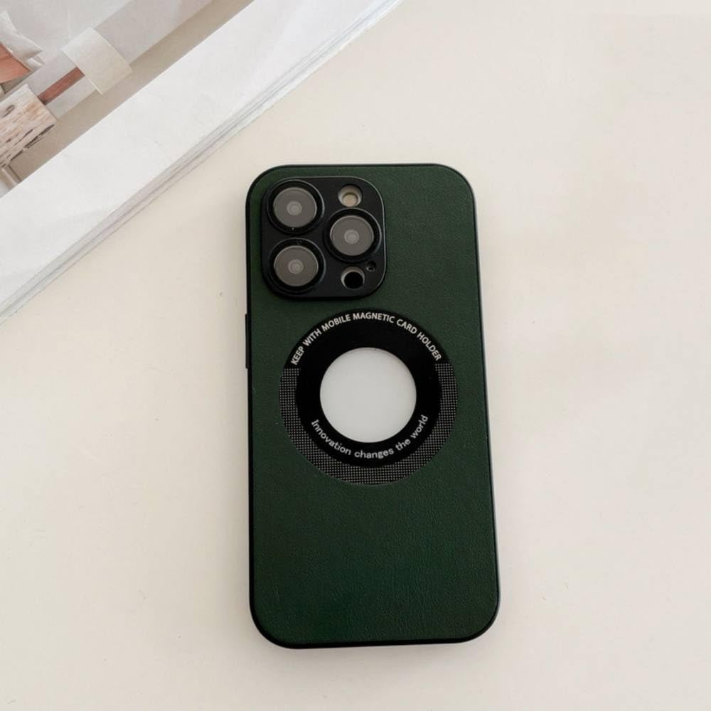 Coque iPhone 13 Pro objectif protégé vert foncé idéale pour les voyages - 6