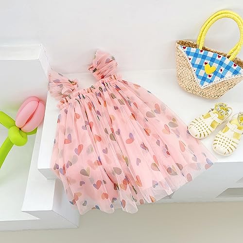Baby Girls Tulle Tutu Dresses Toddler Girls Summer Party Dress Size 6M-5T2