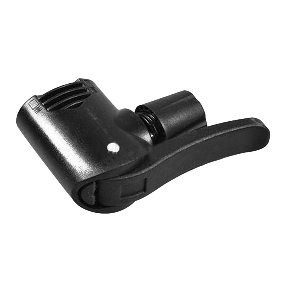 Black Pump Adapter Valve, 3 in 1 Replacement Dual Head Air Pump Adapter Valve Bicycle Bike Cycle Tyre Tube Pump Adapter Tires and Tubes - Image 2