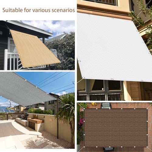 Voile d'ombrage pour bloquer les UV et rafraîchir le balcon