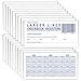 18 PCS Larger Lines Check Registers for Personal Checkbook - Deposit, Credit, Bank Account Balance Checkbook Ledger Transaction Registers - Low Vision Easy to Read - Calendar 2023 2024 2025