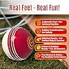 ONEGlobal Incrediball Junior Soft Practice Cricket Ball | Outdoor & Indoor Rubber Cricket Ball With Core & Stitched Seam | For Practice, Honing Skills & Family Fun | Senior and Junior Sizes #4