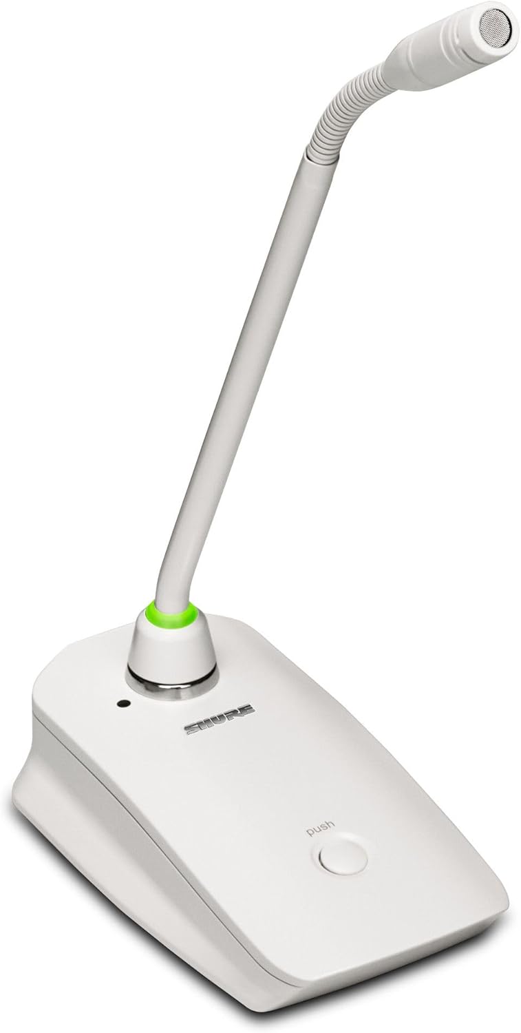 Shure ULXD8 Wireless Desktop Base Transmitter, Black - Gooseneck Microphone Sold Separately, Designed for MX405, MX410(DF), and MX415(DF) Mics | H50 Band (ULXD8=-H50)