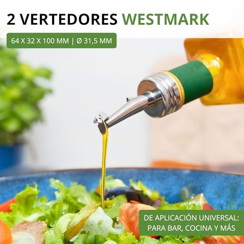 Dosificadores para botellas en tu cocina: picos Westmark de acero inoxidable 3