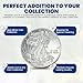 Liberty Eagle Solid Titanium Coin, 1 Oz, Eagle Design, Certificate of Authenticity