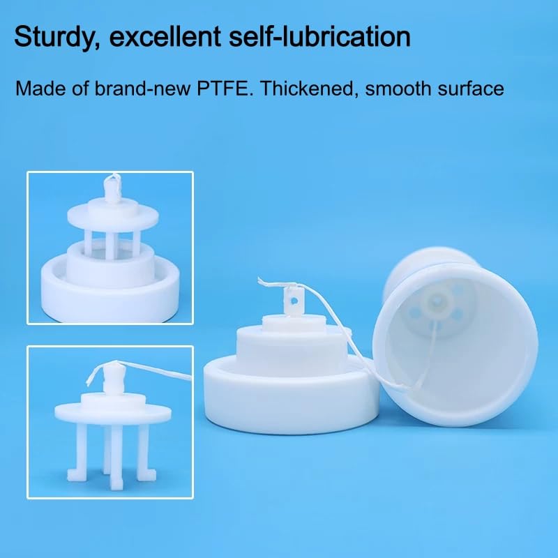 Muestreador de líquido triácido con válvula inferior de PTFE con cuerda de 5 m | Tolerancia al calor de 250 °C, pared interior lisa antiadherente, dispositivo desmontable(500ml)