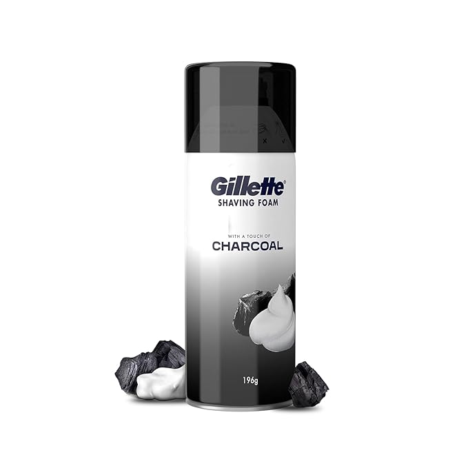 Gillette Pre Shave foam | Charcoal | 196 gm