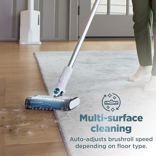 Shark Clean & Empty Cordless Stick Vacuum & Auto-Empty System | HEPA Filter | Lightweight, Portable, Rechargeable | Stick Vacuum for Pet Hair | Carpets & Hard Floors | 40-Min Runtime | White | BU3521 by Shark - Image 8