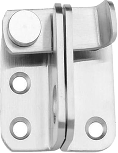 szhdxsy - Pestillos abatibles, cerradura de puerta de seguridad, de acero inoxidable, resistente, con candado, para puerta de mascotas, muebles de