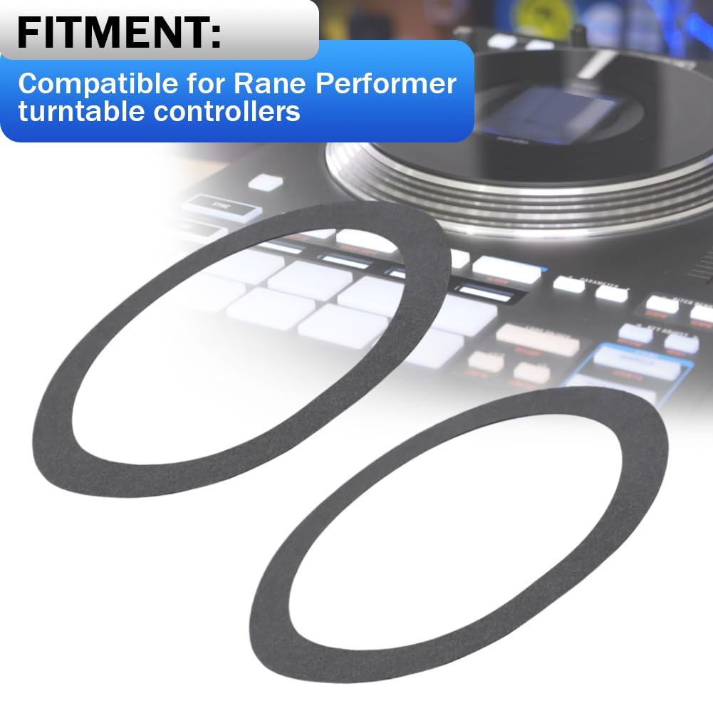 Slipmats 7 Zoll Gleitringe Matte für Rane Performer Plattenspieler