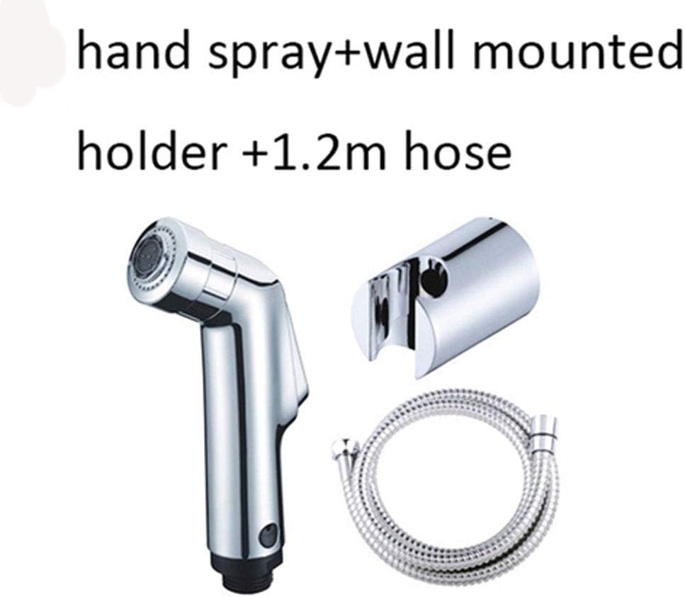 Two Function Toilet Hand Bidet Faucet Bathroom Bidet Shower er Brass T Adapter 1.2m Hose Tank Hooked Holder Easy Install (Size : XX-Large)