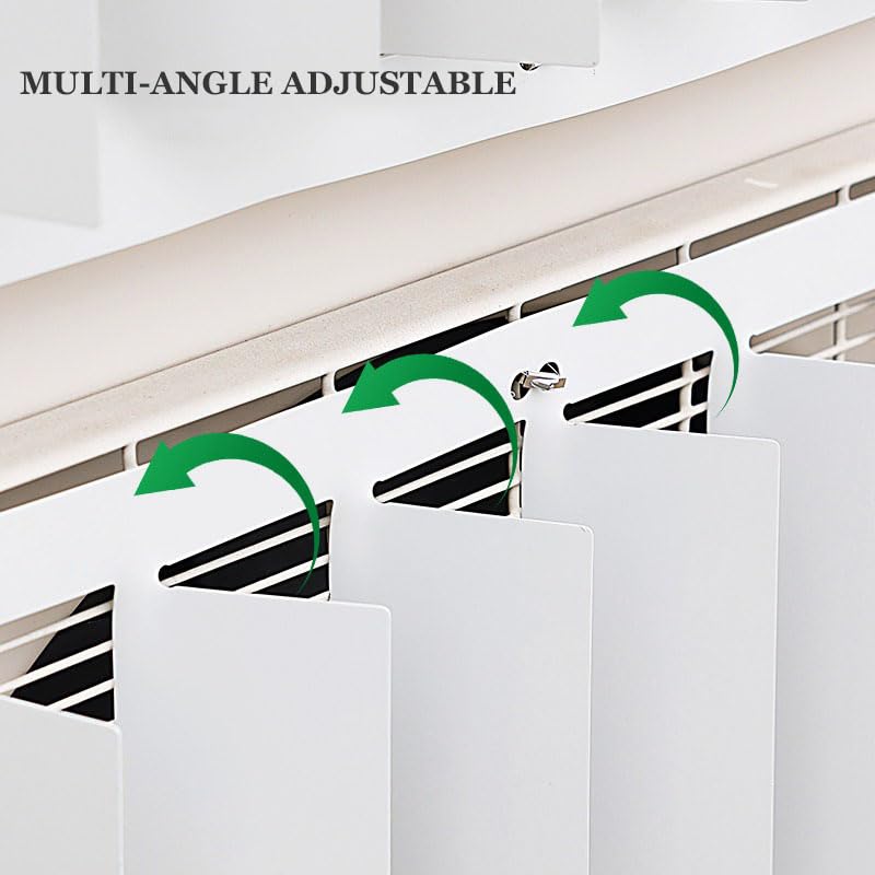 Deflector de aire acondicionado resistente a la intemperie y rayos UV 4