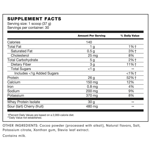 Ladder Whey Protein Powder, 26G Protein For Muscle Gain, 7G Bcaas, 14G Eaas, No Artificial Sweeteners, Nsf Certified Supplements (Chocolate, 30 Serving Bag) #TOP5